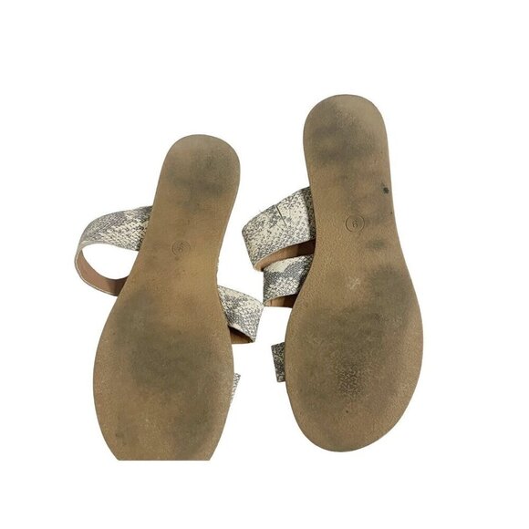 Universal Thread Womens Gray Snake Skin Print Sammi Style Sandals Shoes Size 9 - Picture 6 of 7